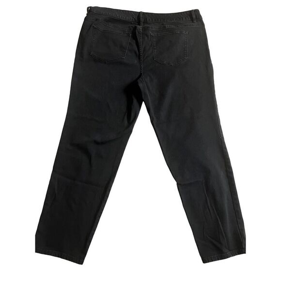 Liz Claiborne Ultimate Curby Fit black denim jeans size 20W - Picture 5 of 6